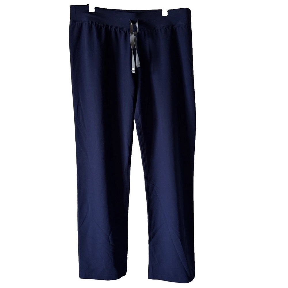 FIGS Womens Livingston Basic Blue Straight Leg Scrub Pants Medium T21003